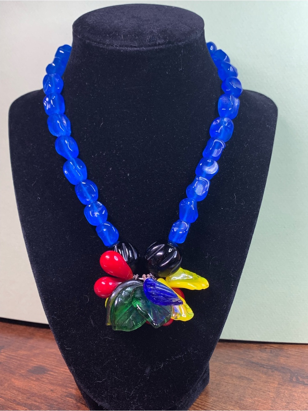 Vibrant Glass Fruit Necklace